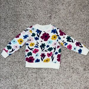 Hanna Andersson Floral Sweatshirt